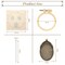 3 Packs Embroidery Necklace Kit, Embroidery Pendant Kits Mini Cross Stitch Kit with Hoop, Necklace, Pendant, Beads, Stamped Pattern Cloth, Instructions, etc., Embroidery Kits for Adults